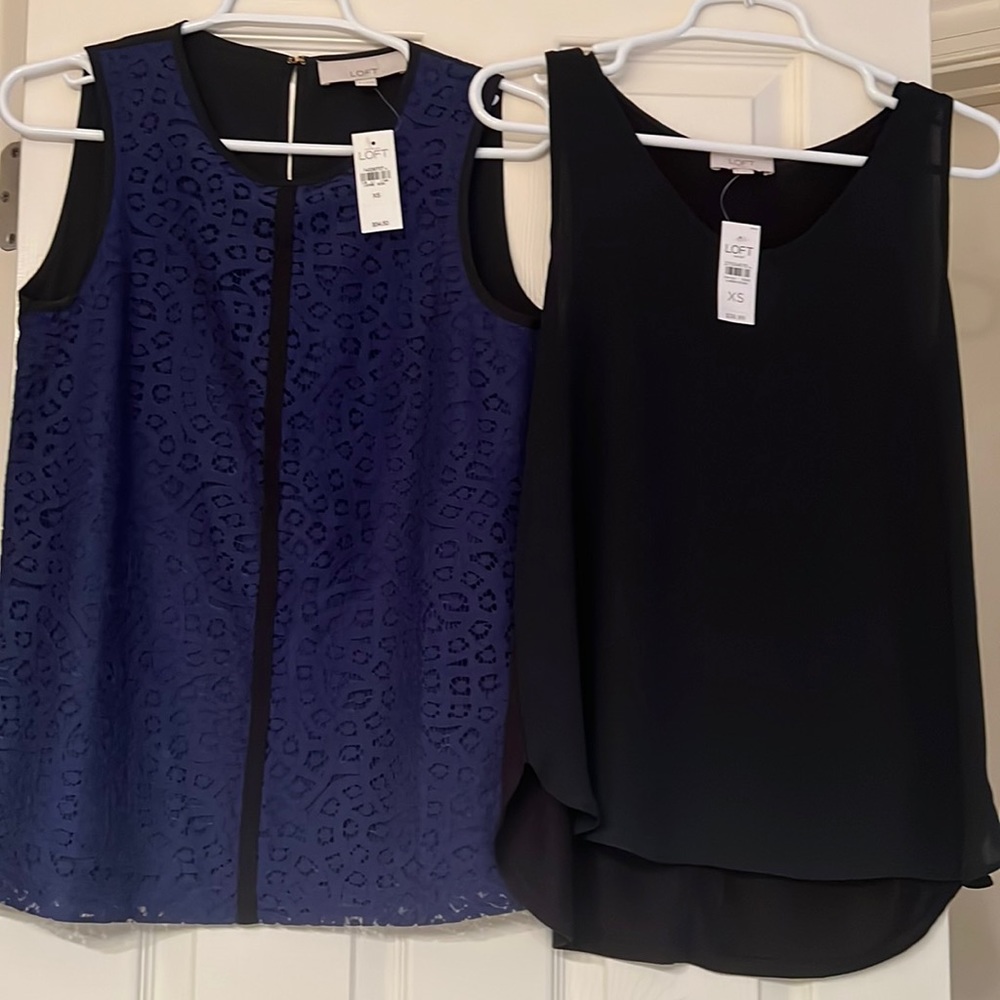 Loft Sleeveless Tops XS Bundle NWT